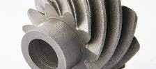 316L SS exone printed gear binder jet