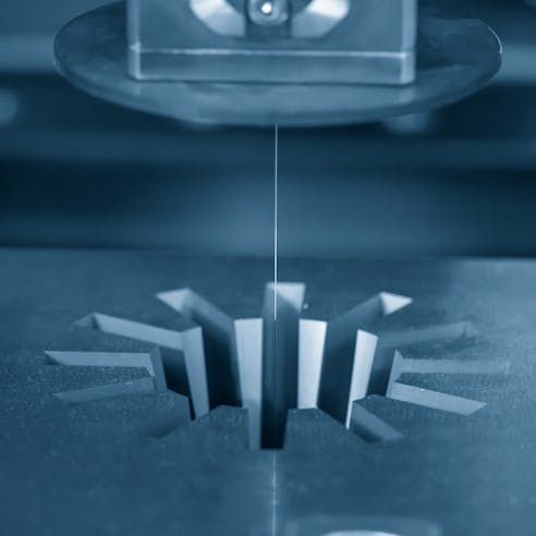 Wire EDM machine. Image Credit: Shutterstock.com/Pixel B