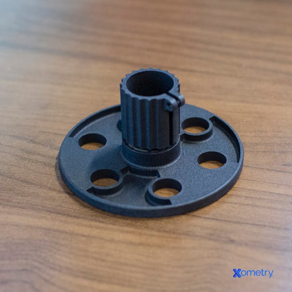 MJF 3D printed nylon 12 part